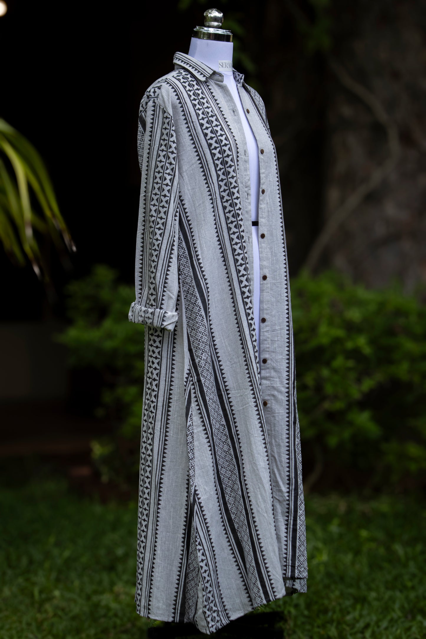 Zebra Shirt Dress