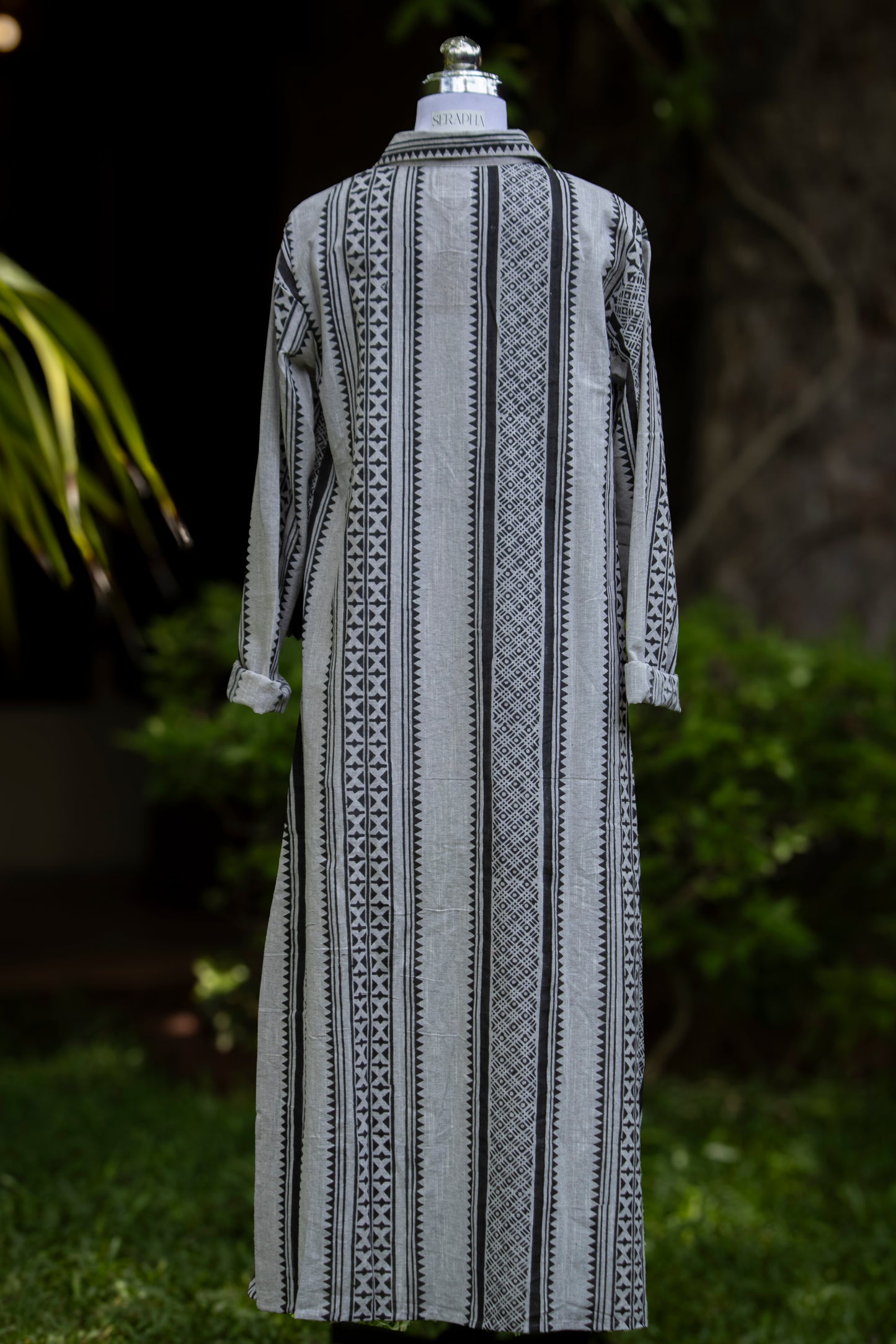 Zebra Shirt Dress