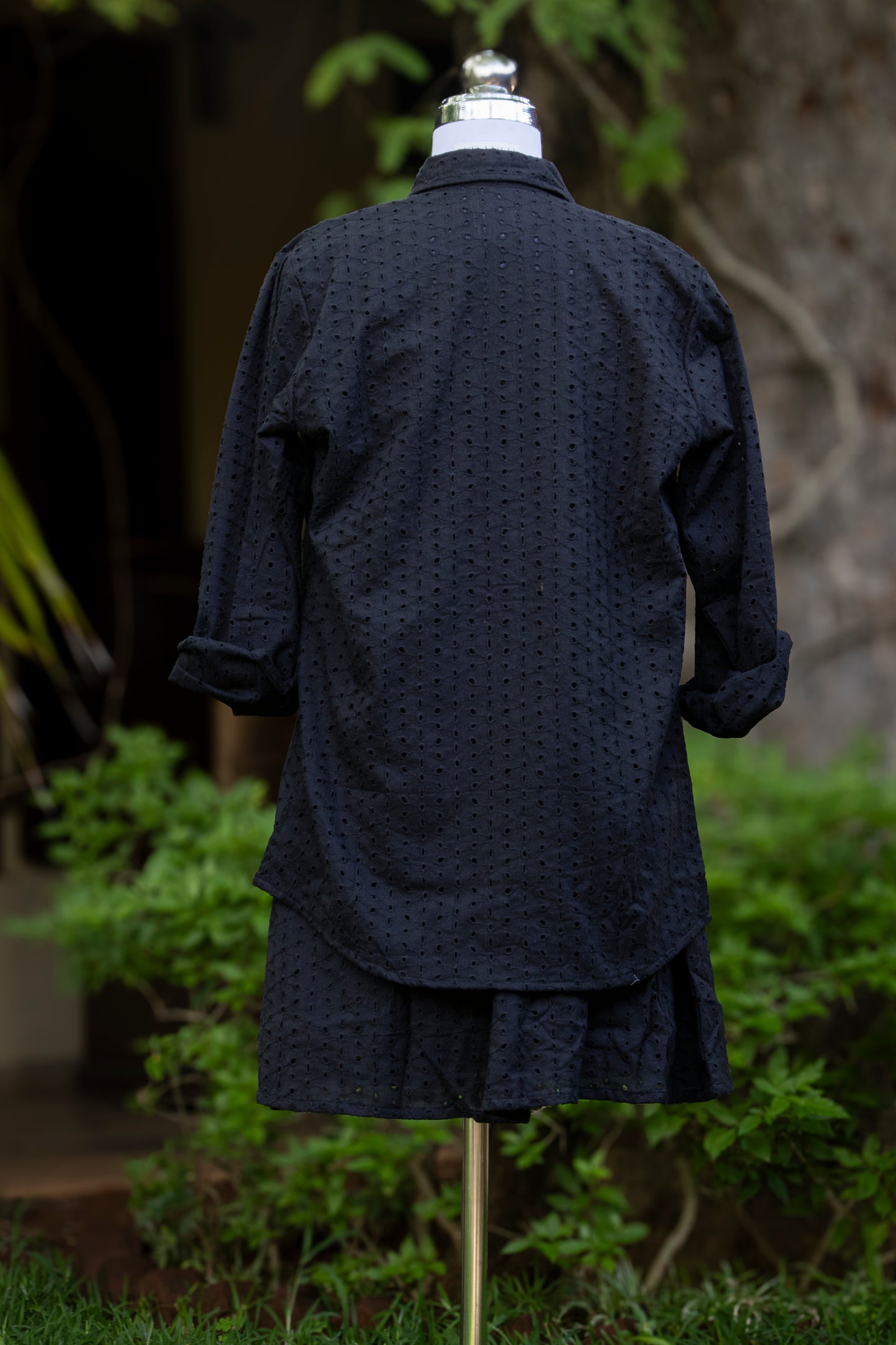 Dark Shirt Dress