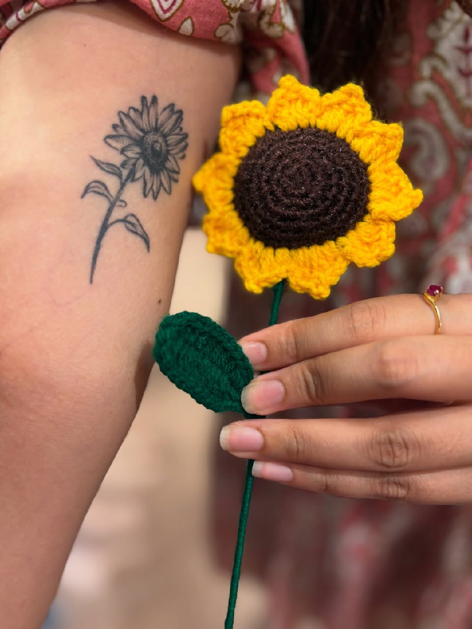 Crochet Sunflower