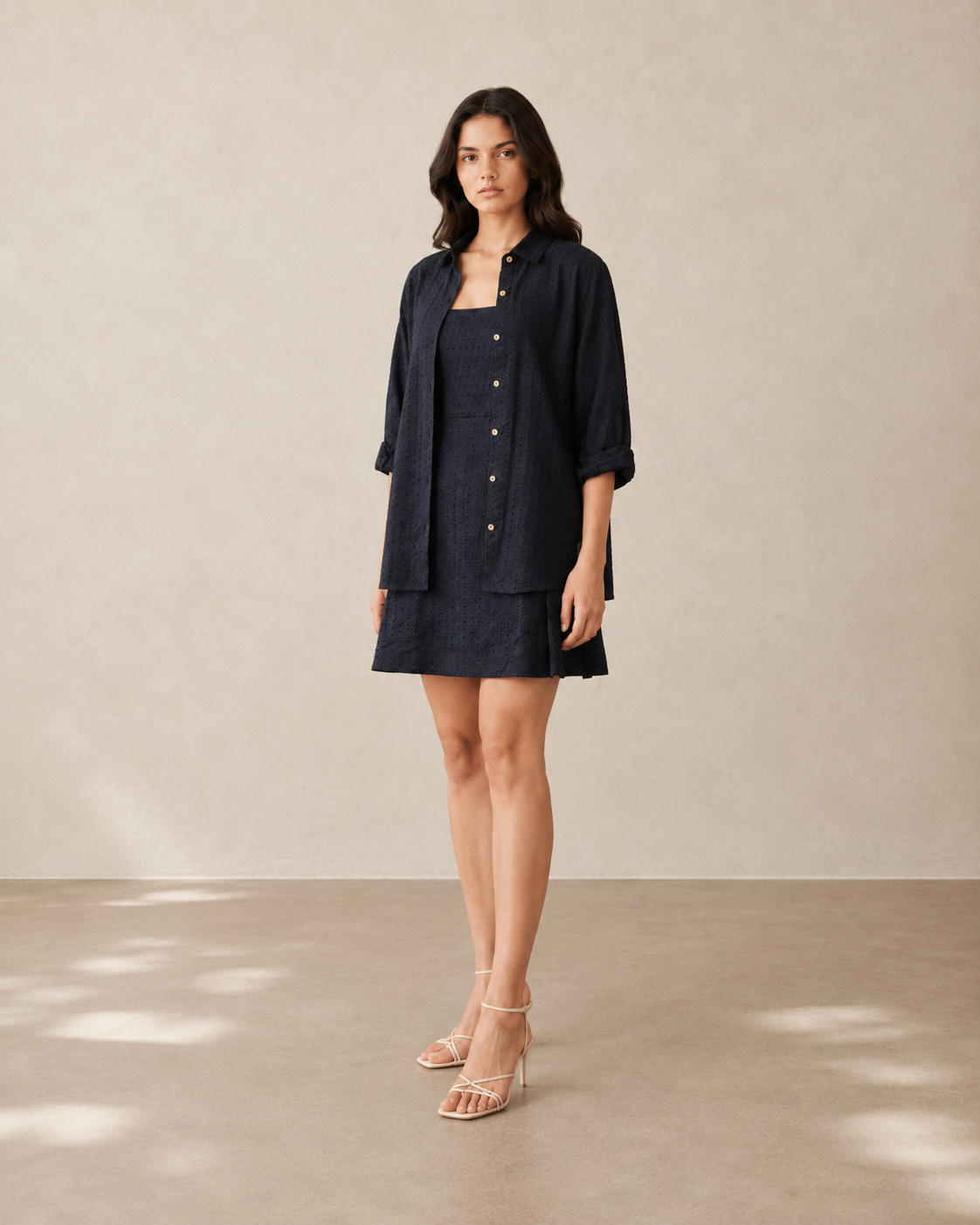 Dark Shirt Dress