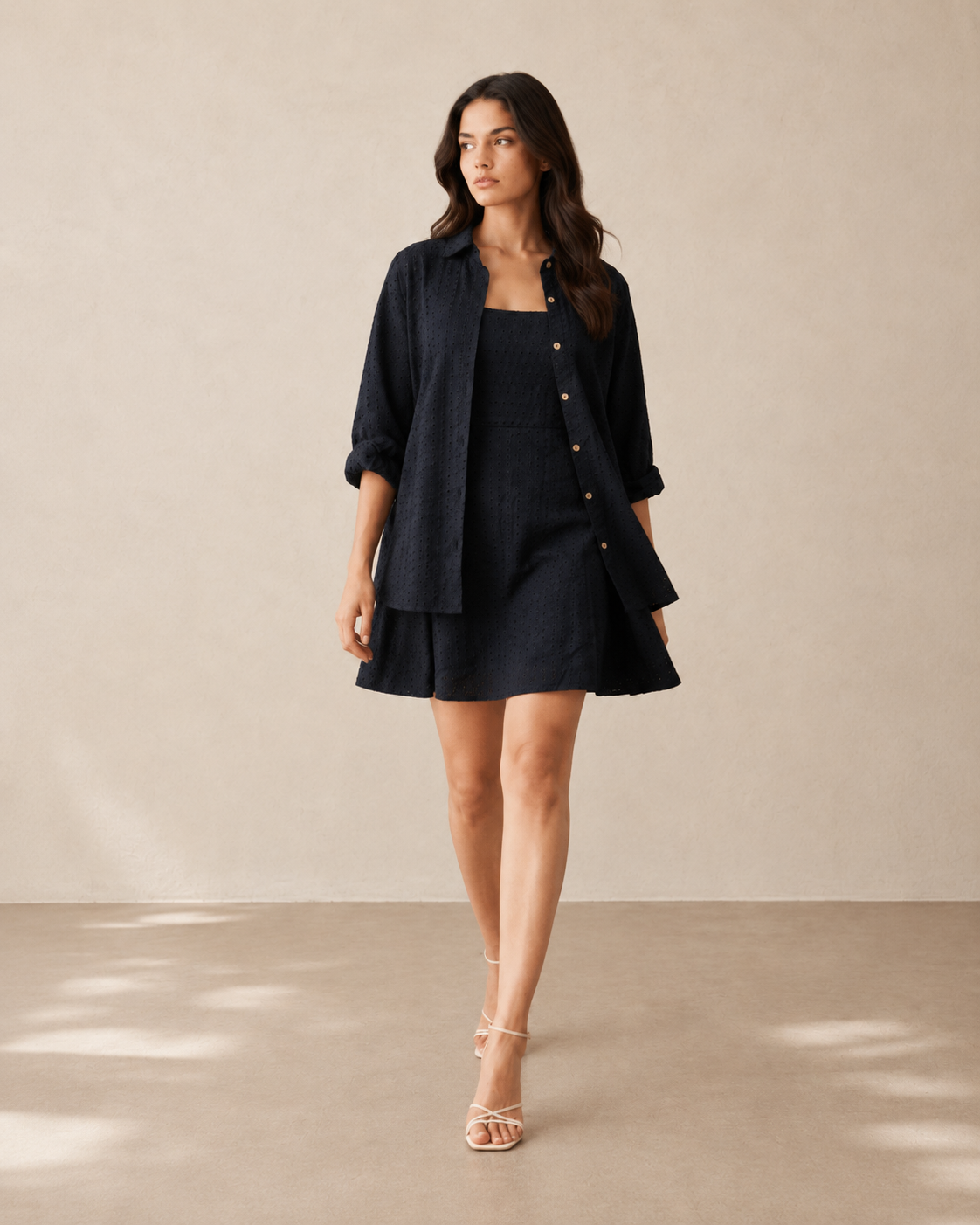 Dark Shirt Dress