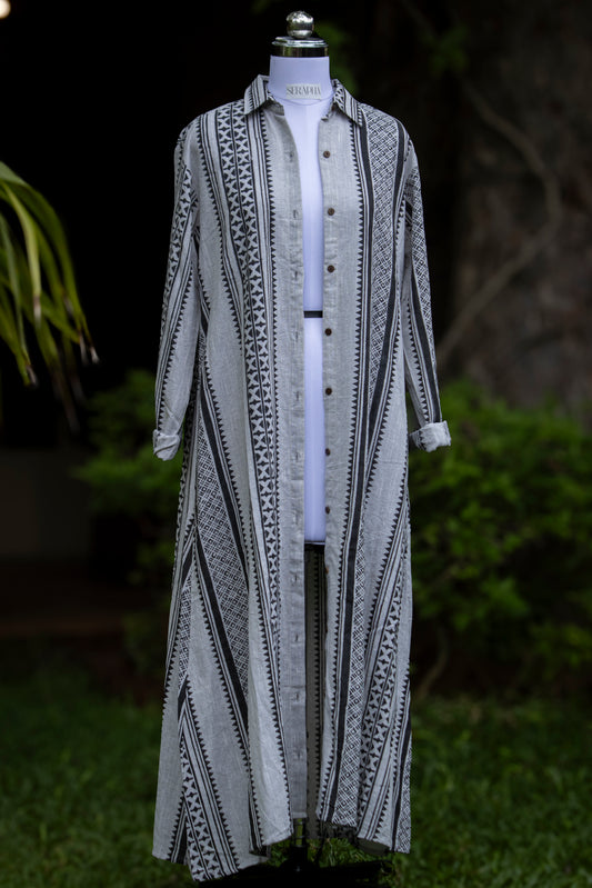 Zebra Shirt Dress