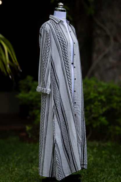 Zebra Shirt Dress