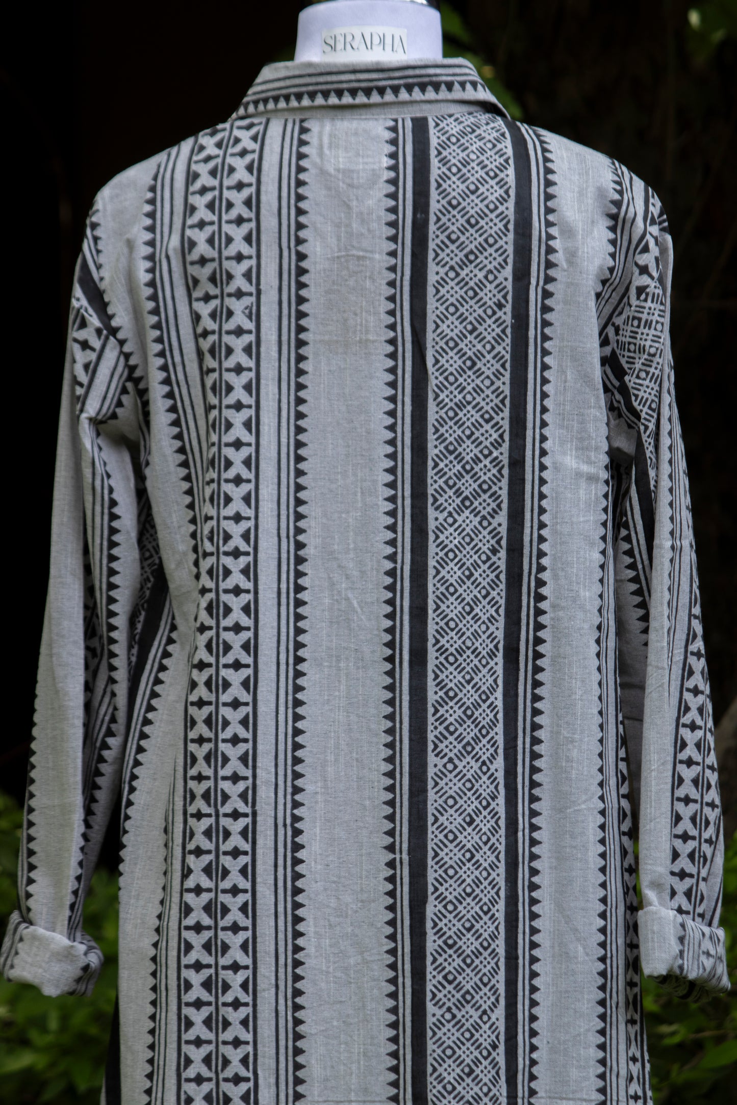 Zebra Shirt Dress