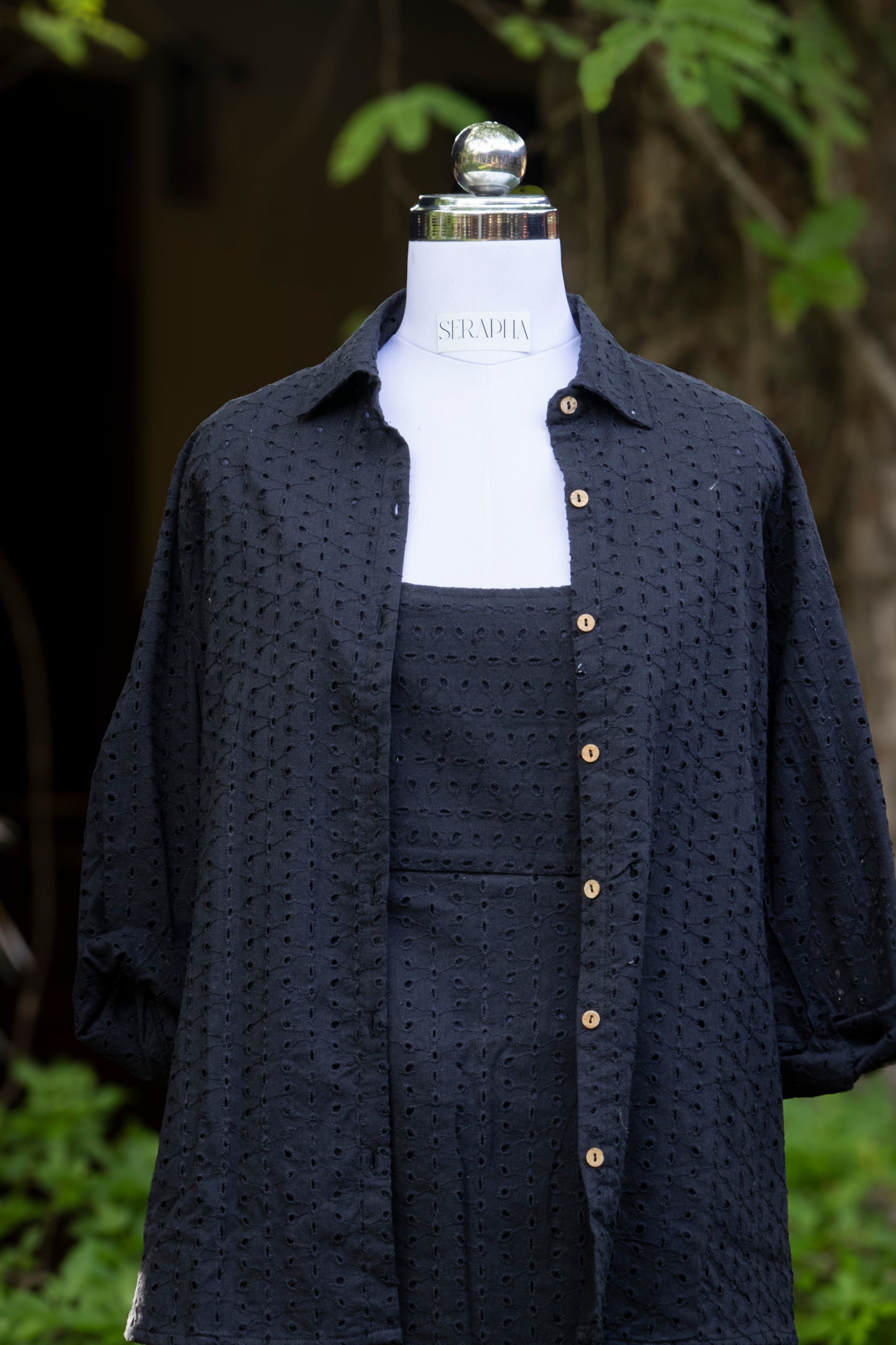 Dark Shirt Dress