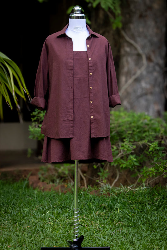Wood Shirt Dress