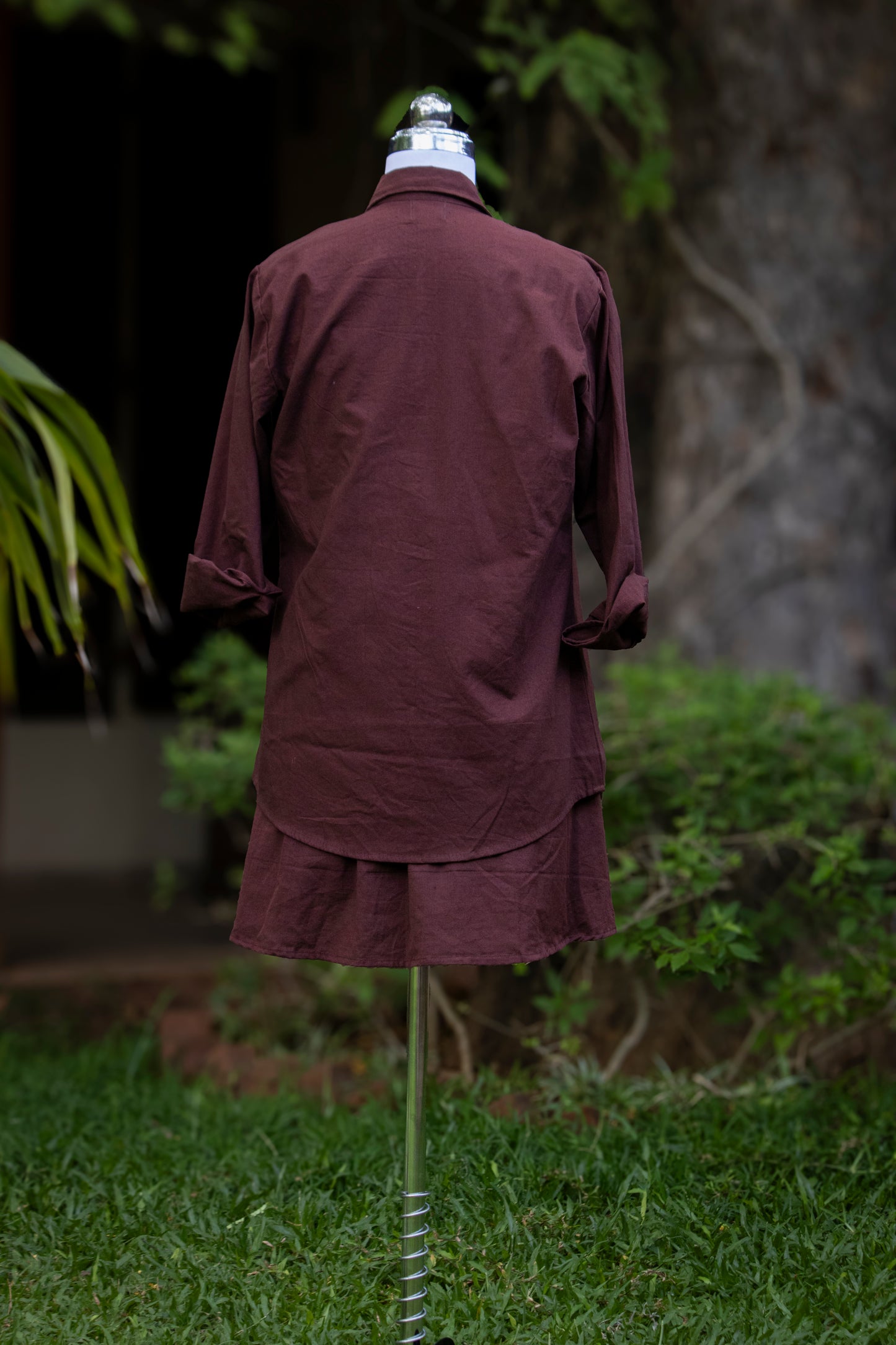 Wood Shirt Dress