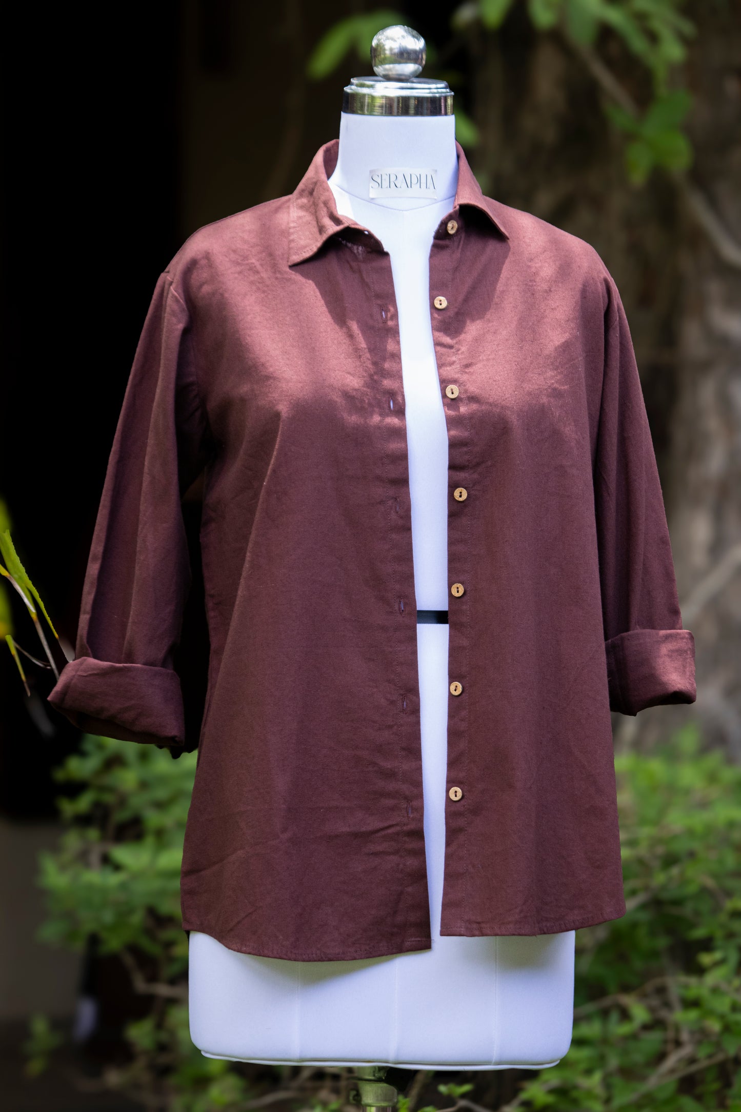 Wood Shirt Dress